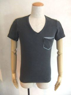 wjk POCKET T COMB-combed jersey 7042 lj22(Navy)