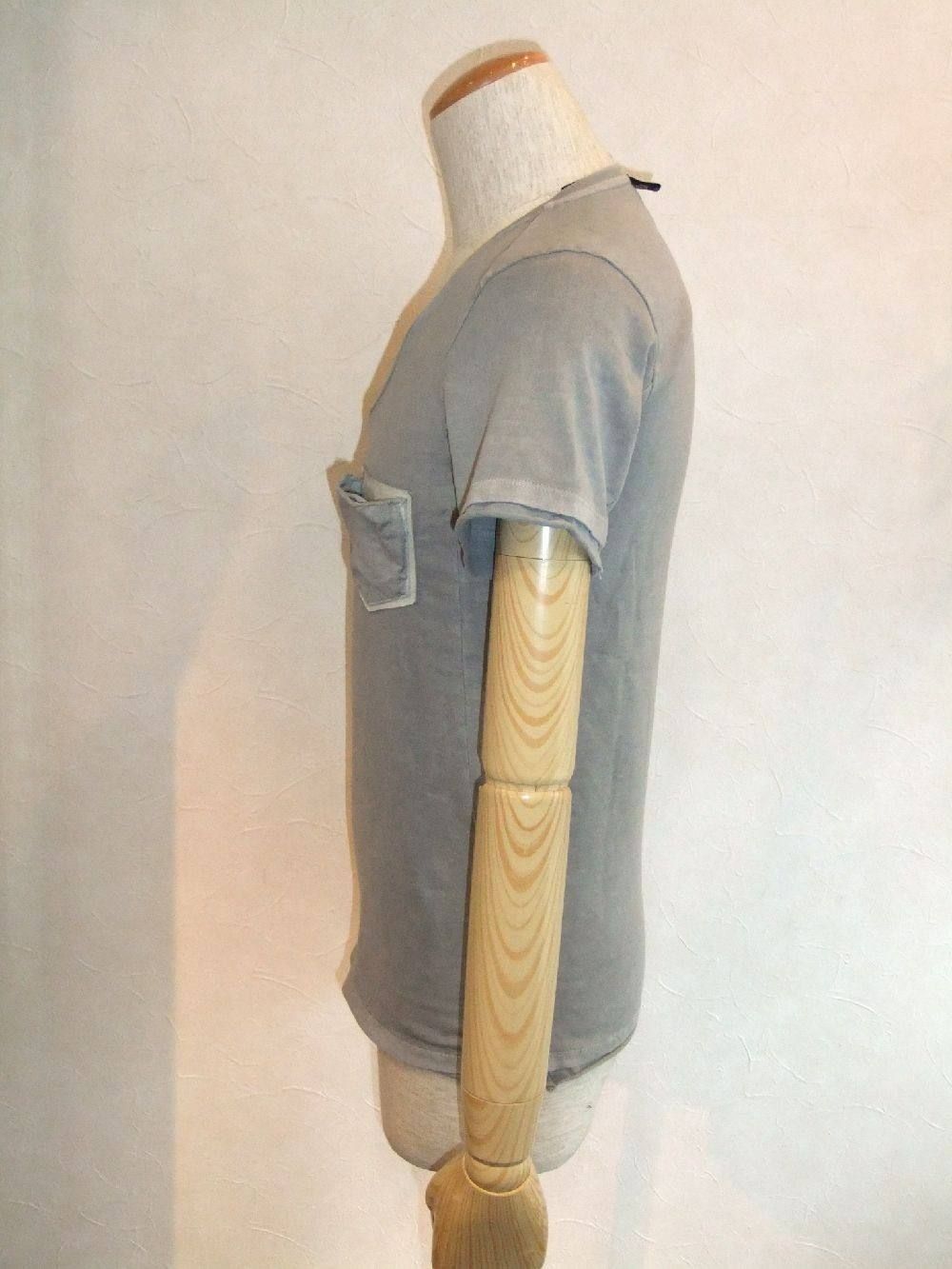 wjk POCKET T COMB-combed jersey 7042 lj22(Lt.Gray)