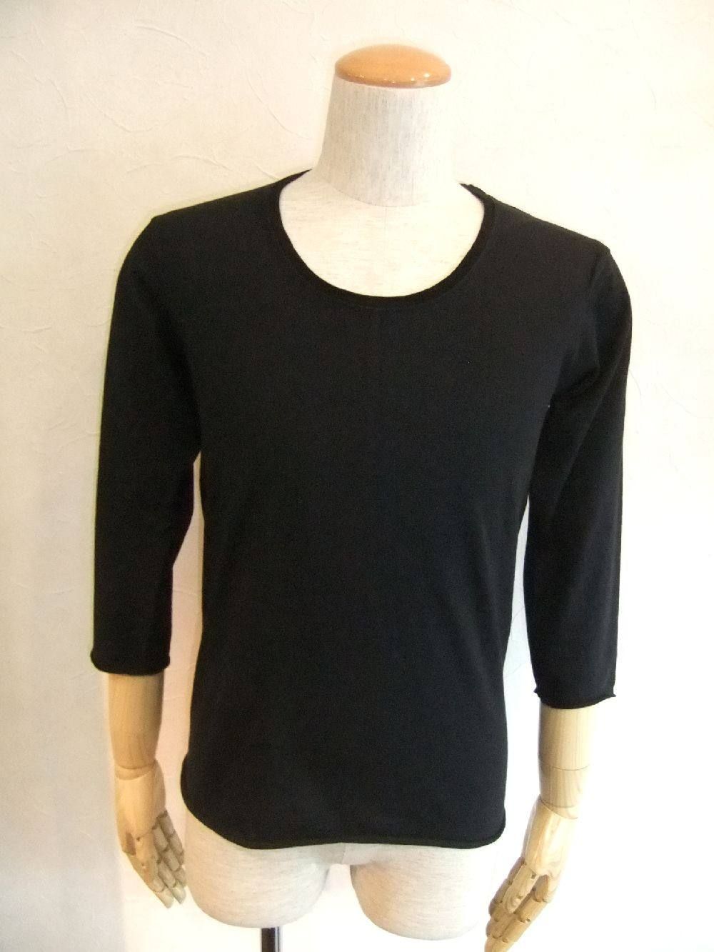 wjk CUT 3/4 U-NECK-tight jersey 7733 js01 (BK)