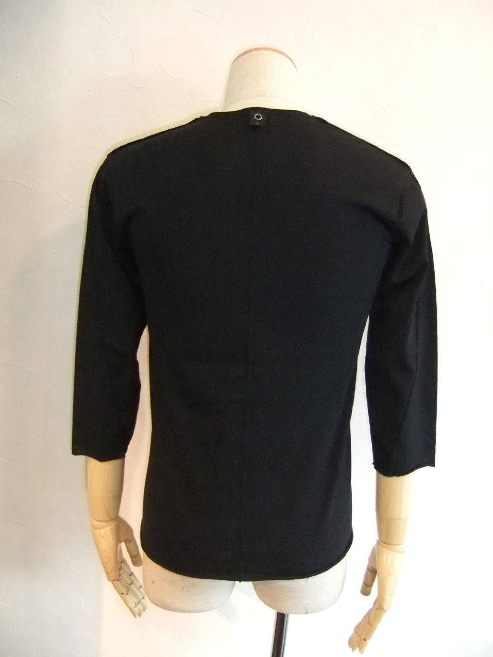 wjk CUT 3/4 U-NECK-tight jersey 7733 js01 (BK)