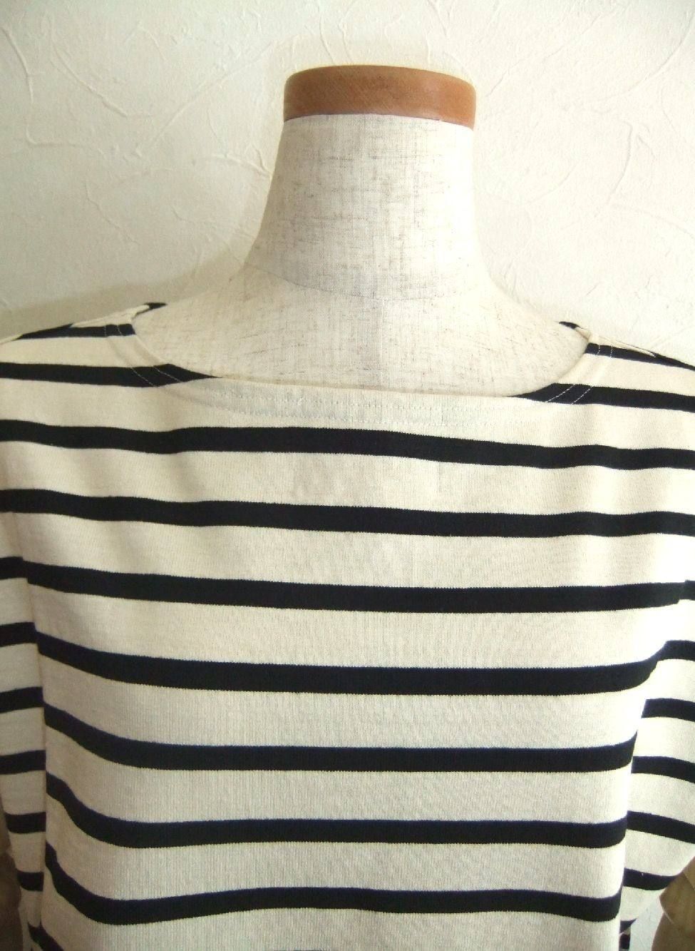 MARIN FRENCH SLV TUNIC(IVY×BK)
