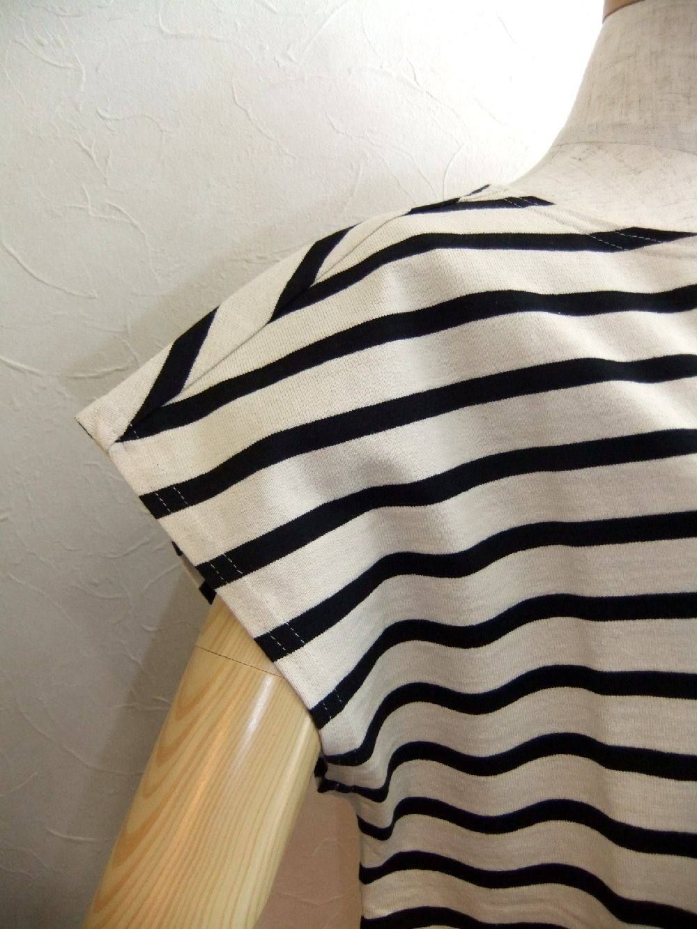 MARIN FRENCH SLV TUNIC(IVY×BK)