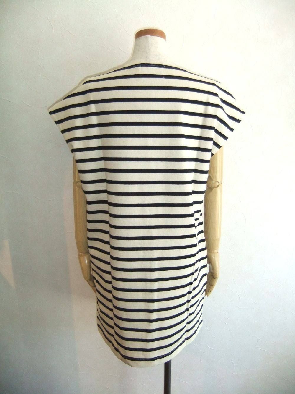 MARIN FRENCH SLV TUNIC(IVY×BK)