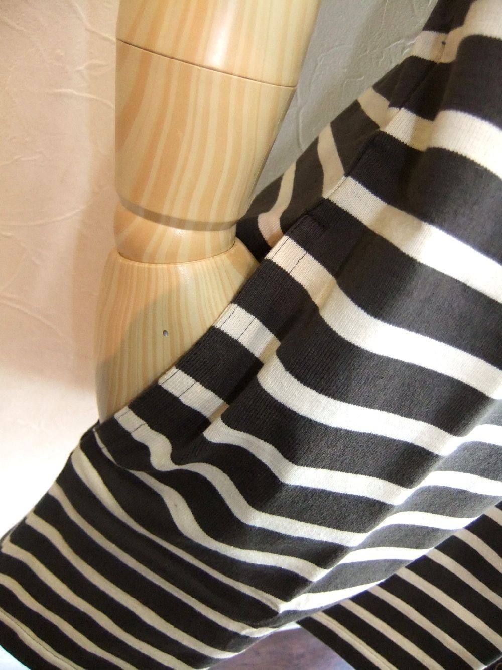MARIN FRENCH SLV TUNIC(BW×IVY)