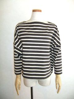 BIG MARINE BOATNECK SHIRT(BR)