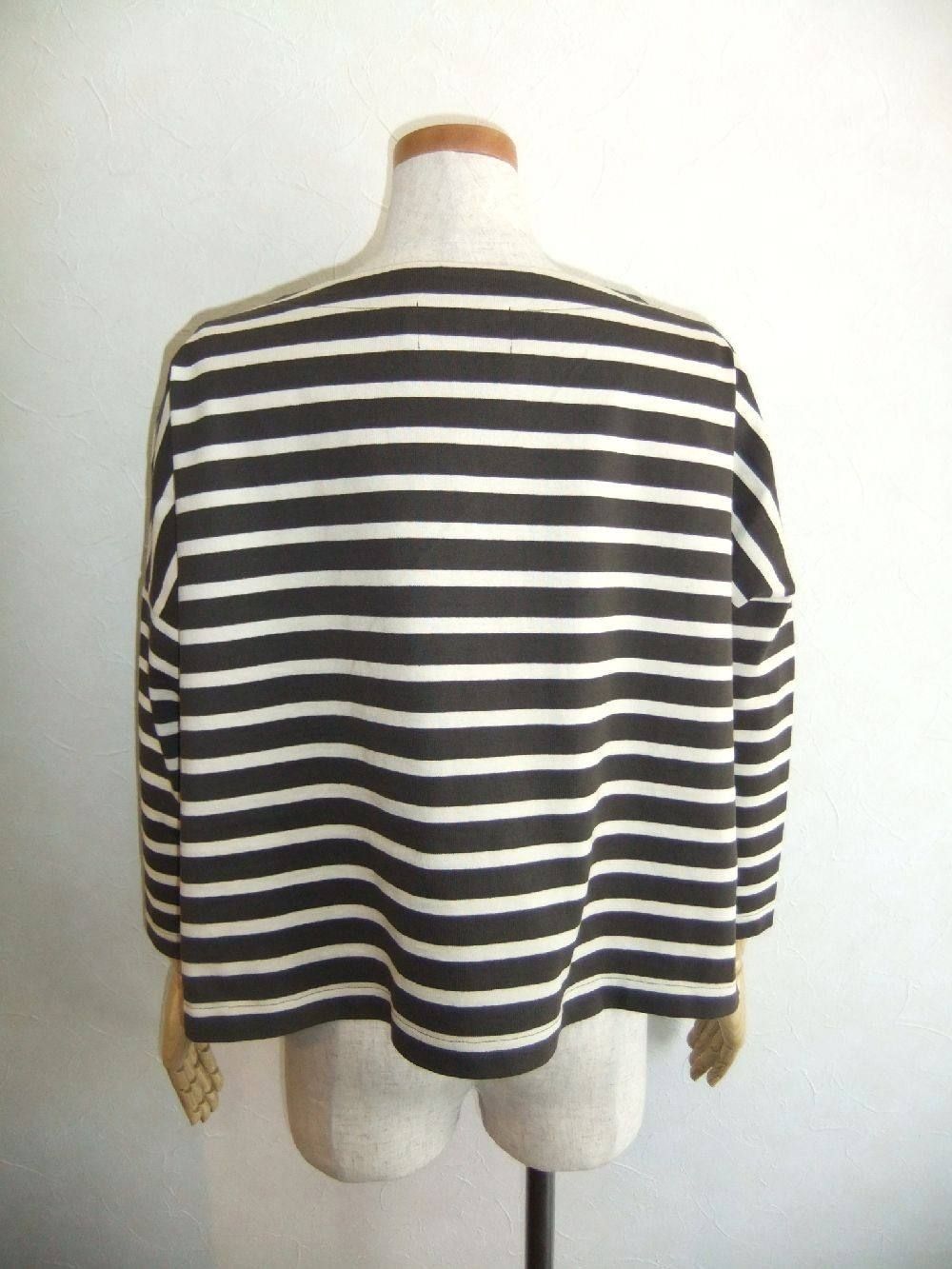 BIG MARINE BOATNECK SHIRT(BR)