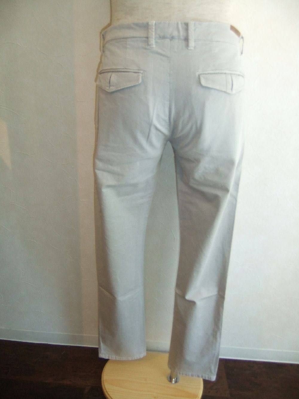 製品染めストレッチチノP033U-10040B-910(Light Gray)
