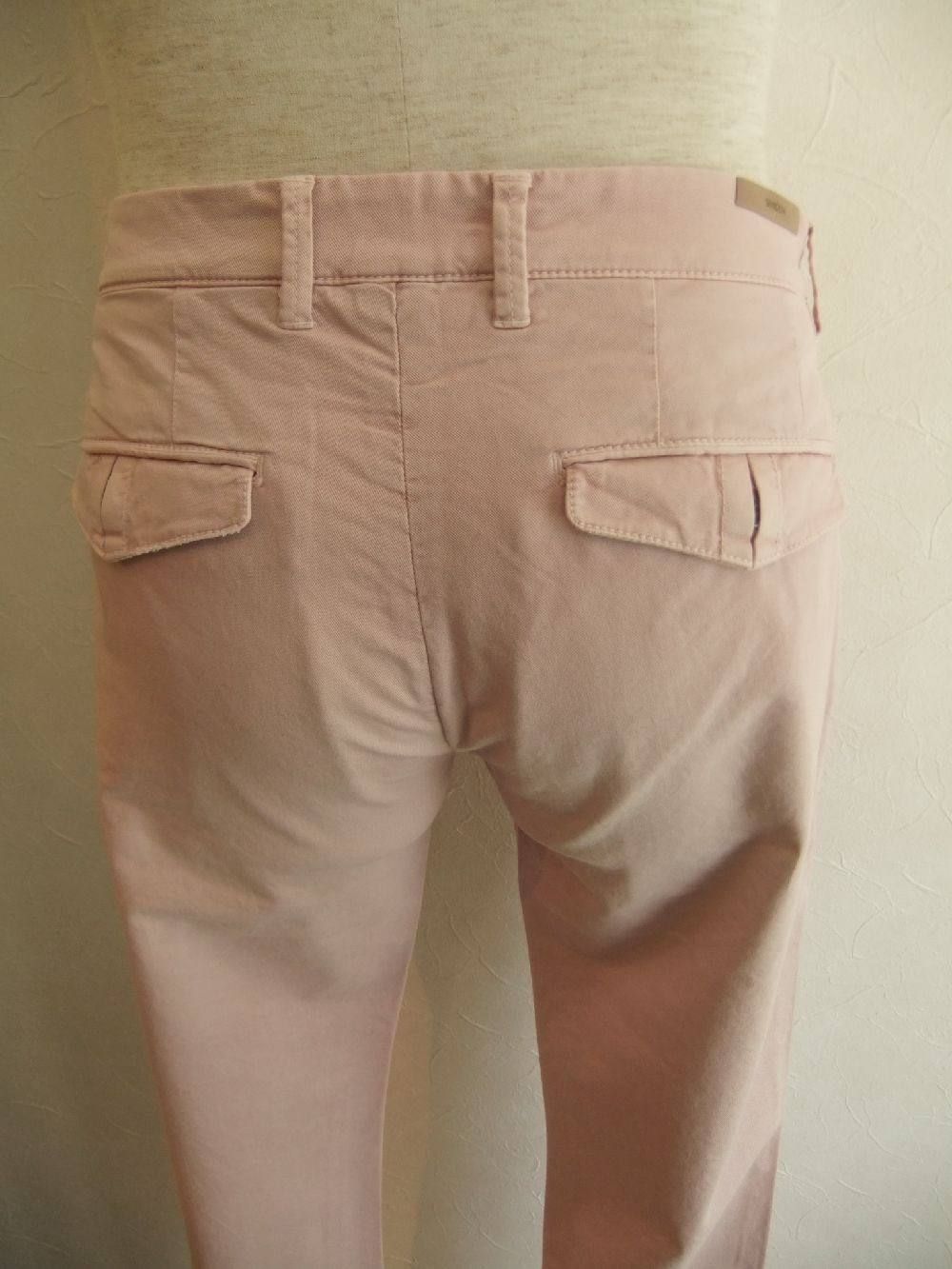 製品染めストレッチチノP033U-10040B-530(LightPink)