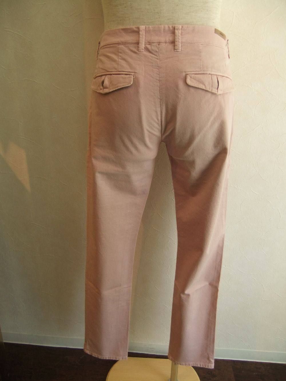 製品染めストレッチチノP033U-10040B-530(LightPink)