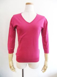 REED V/N 3/4 SLEEVE SWEATER (PK)
