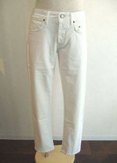 ボタンフライデニムパンツP021USR-70050B-268(White)