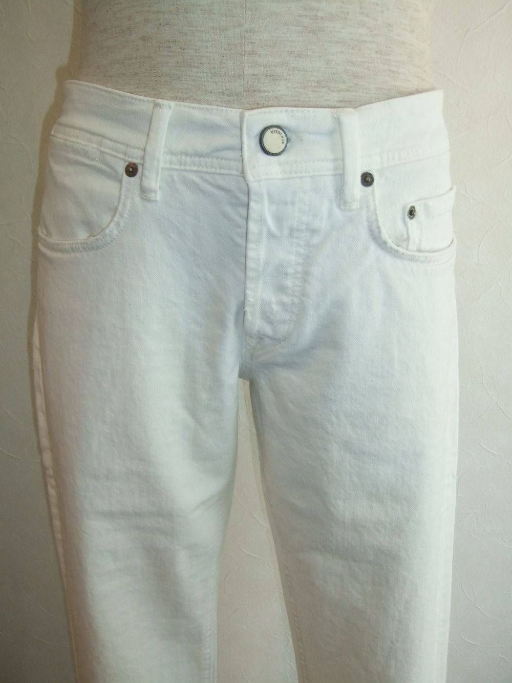 ボタンフライデニムパンツP021USR-70050B-268(White)