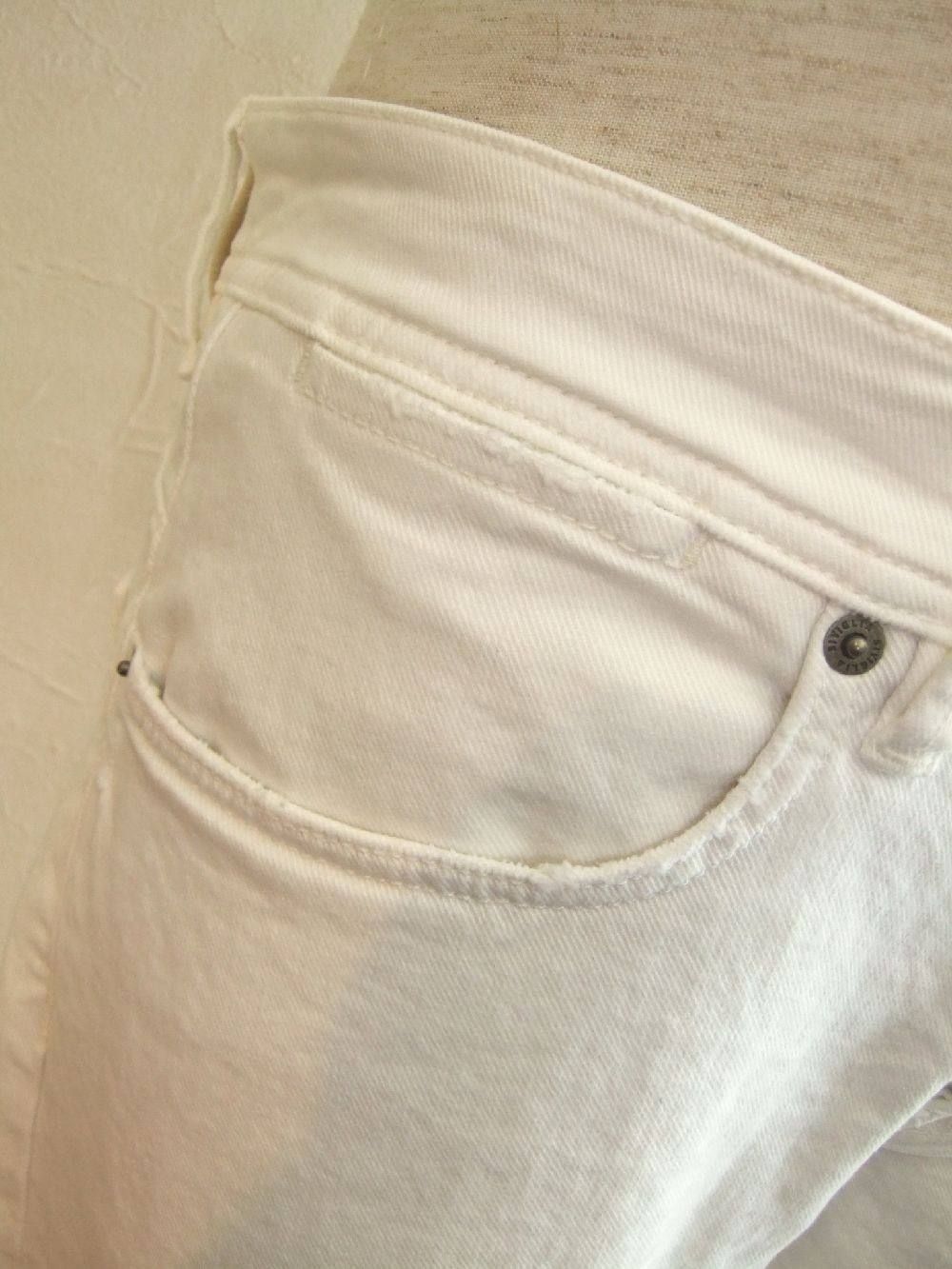 ボタンフライデニムパンツP021USR-70050B-268(White)