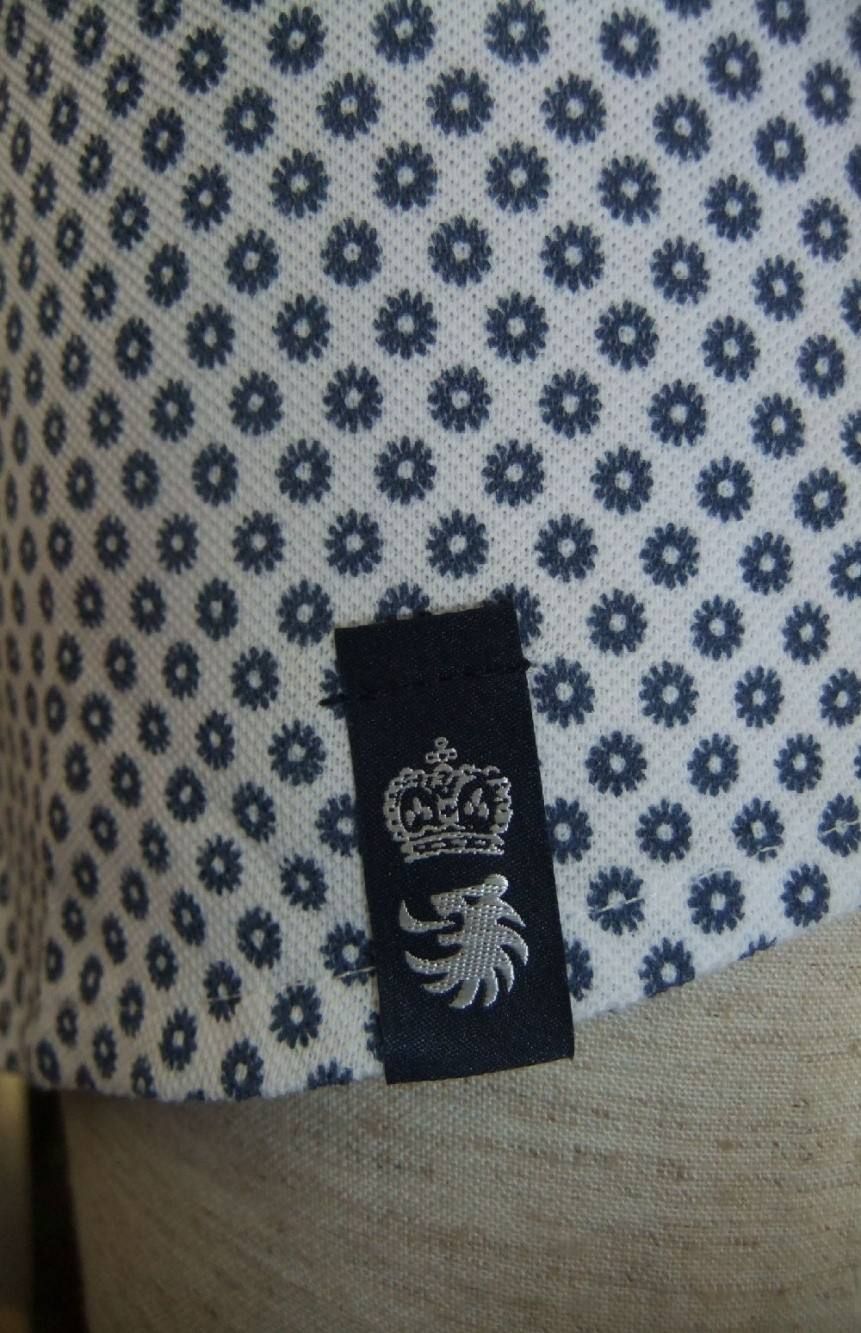 Petit Flower 鹿の子シャツ(Blue)