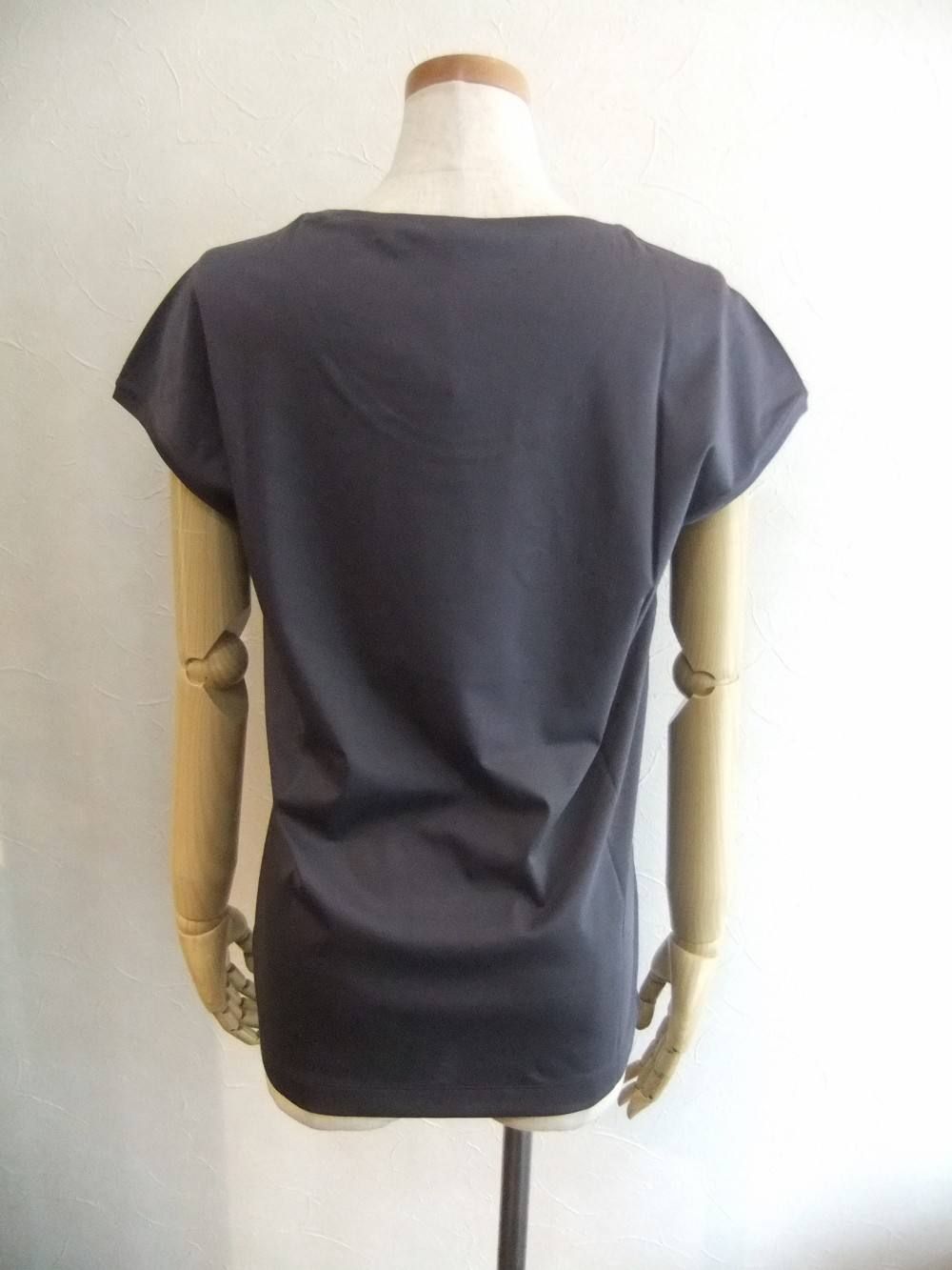 C/N S/S FLARE T-SHIRT( PUR)