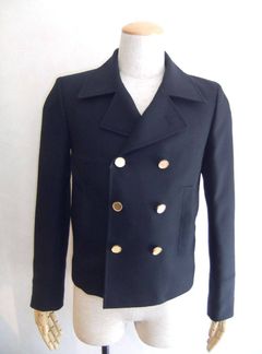 クラシック クロップド キャバン ジャケット(Navy)