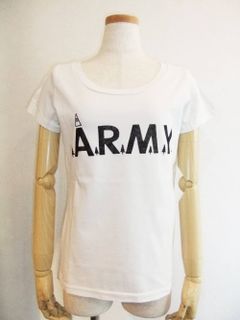 ロングウォッシュ加工T (ARMY)
