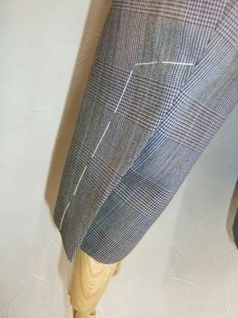 ウールグレンチェック3Bスーツ