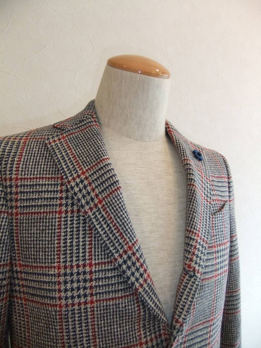 クラブチェック3BJACKET