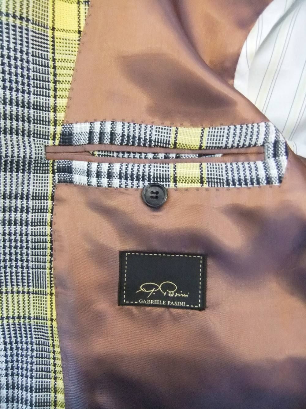 3B PEAKED CHECK JACKET