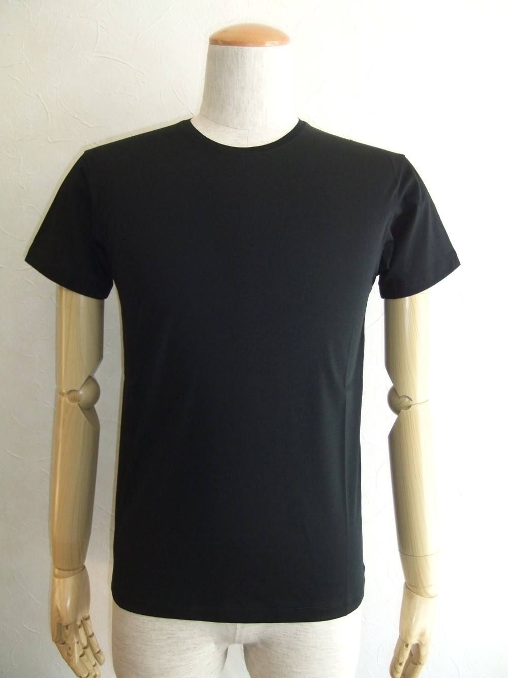 CREW NECK T-SHIRT クルーネック (BLACK)