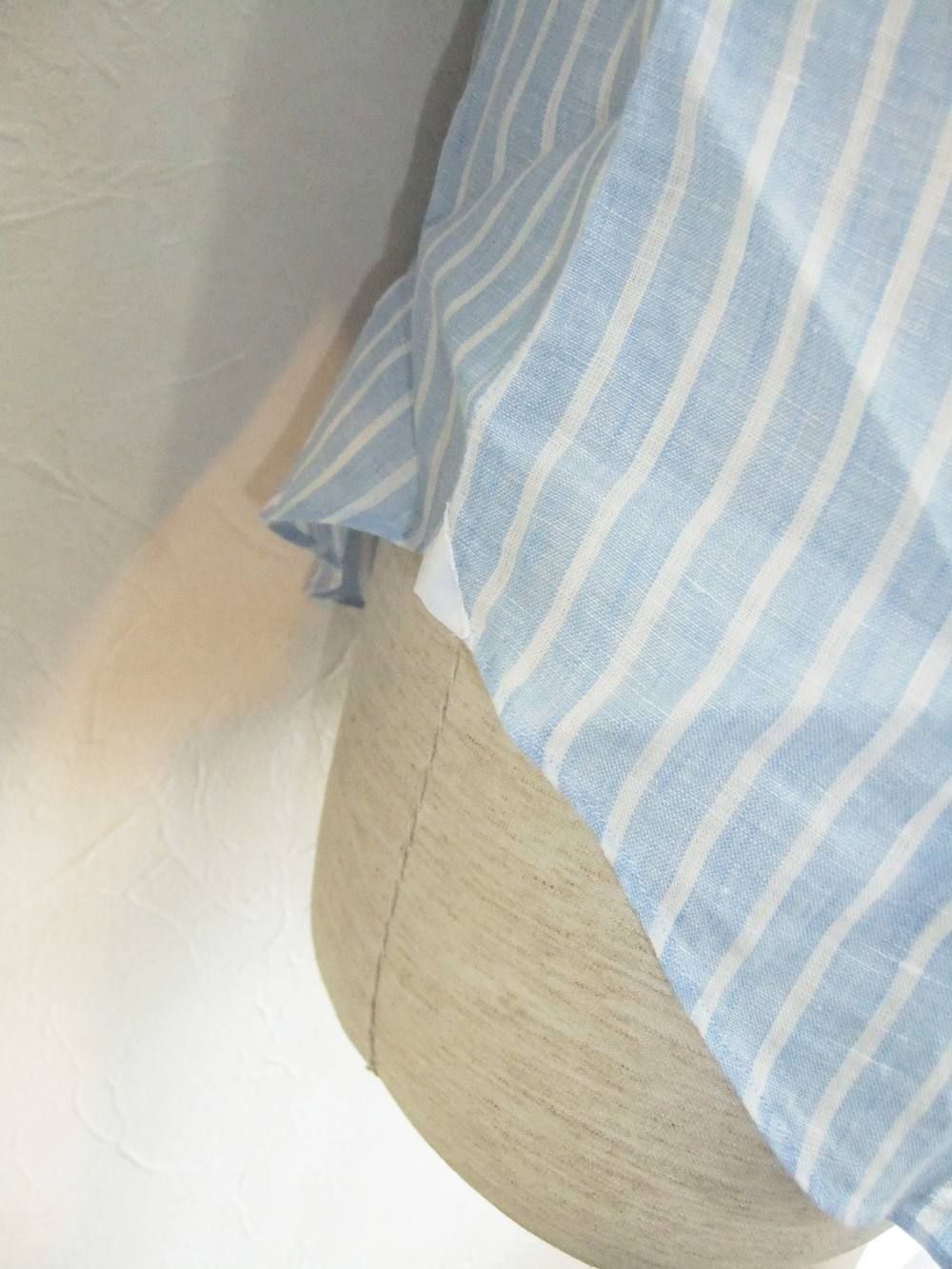 SERGIO LINEN STRIPE SHIRT リネンシャツ