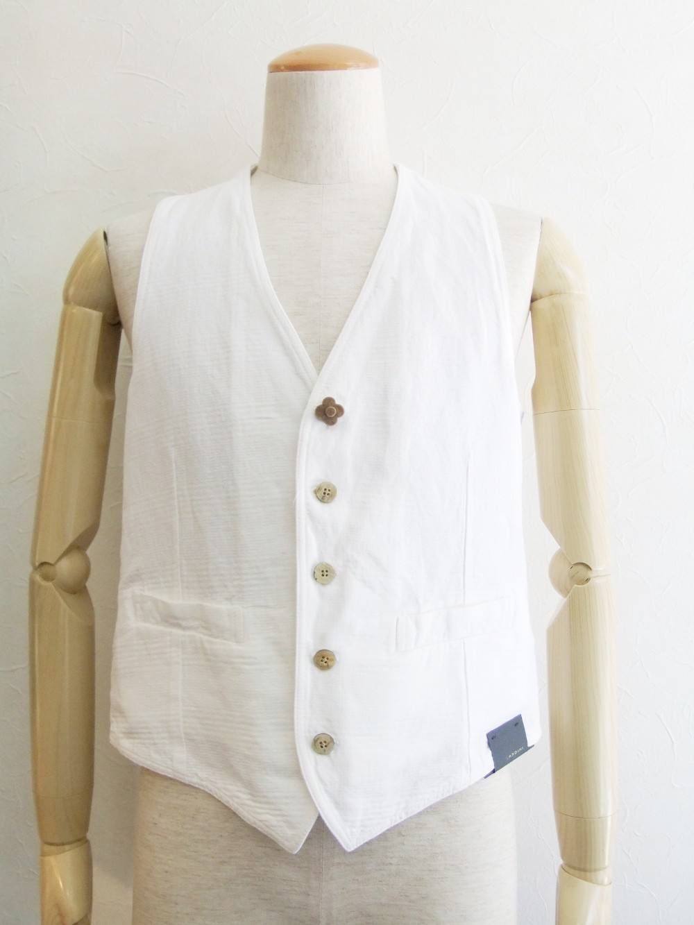 LINEN COTTON VEST 77017-R46212/100DS