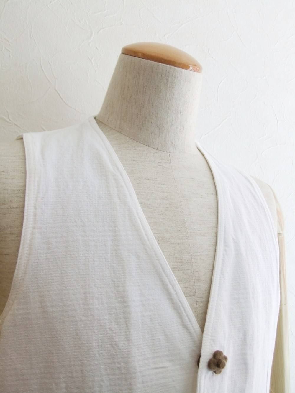 LINEN COTTON VEST 77017-R46212/100DS