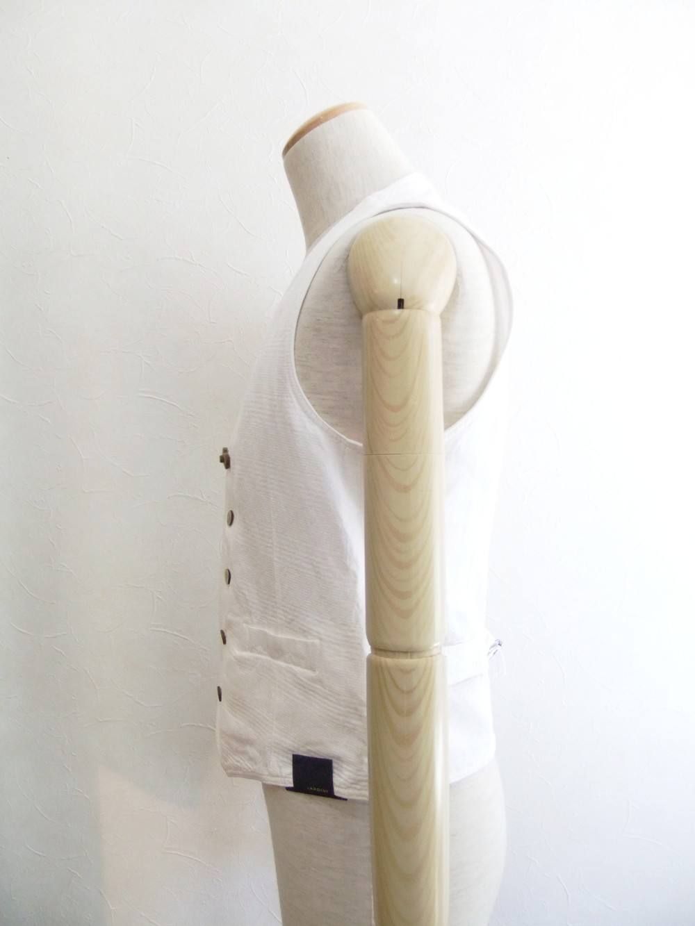 LINEN COTTON VEST 77017-R46212/100DS