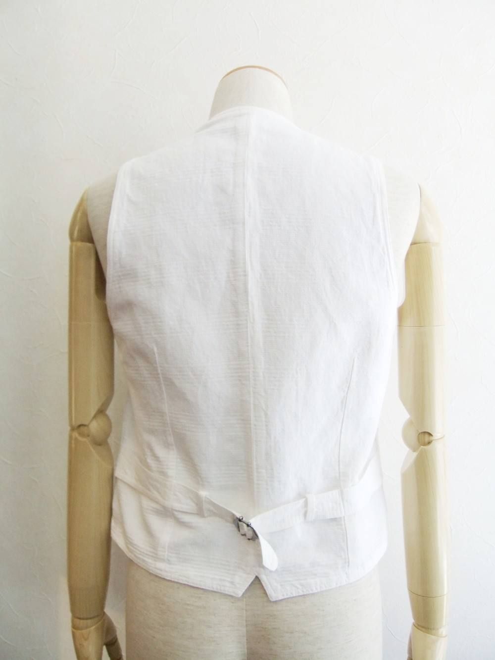 LINEN COTTON VEST 77017-R46212/100DS