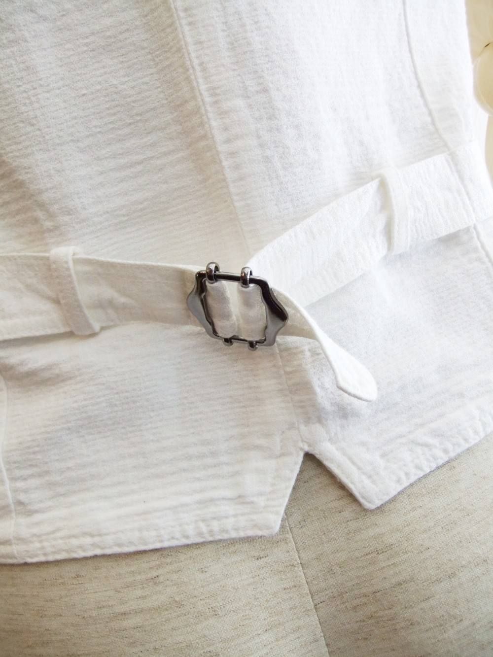 LINEN COTTON VEST 77017-R46212/100DS