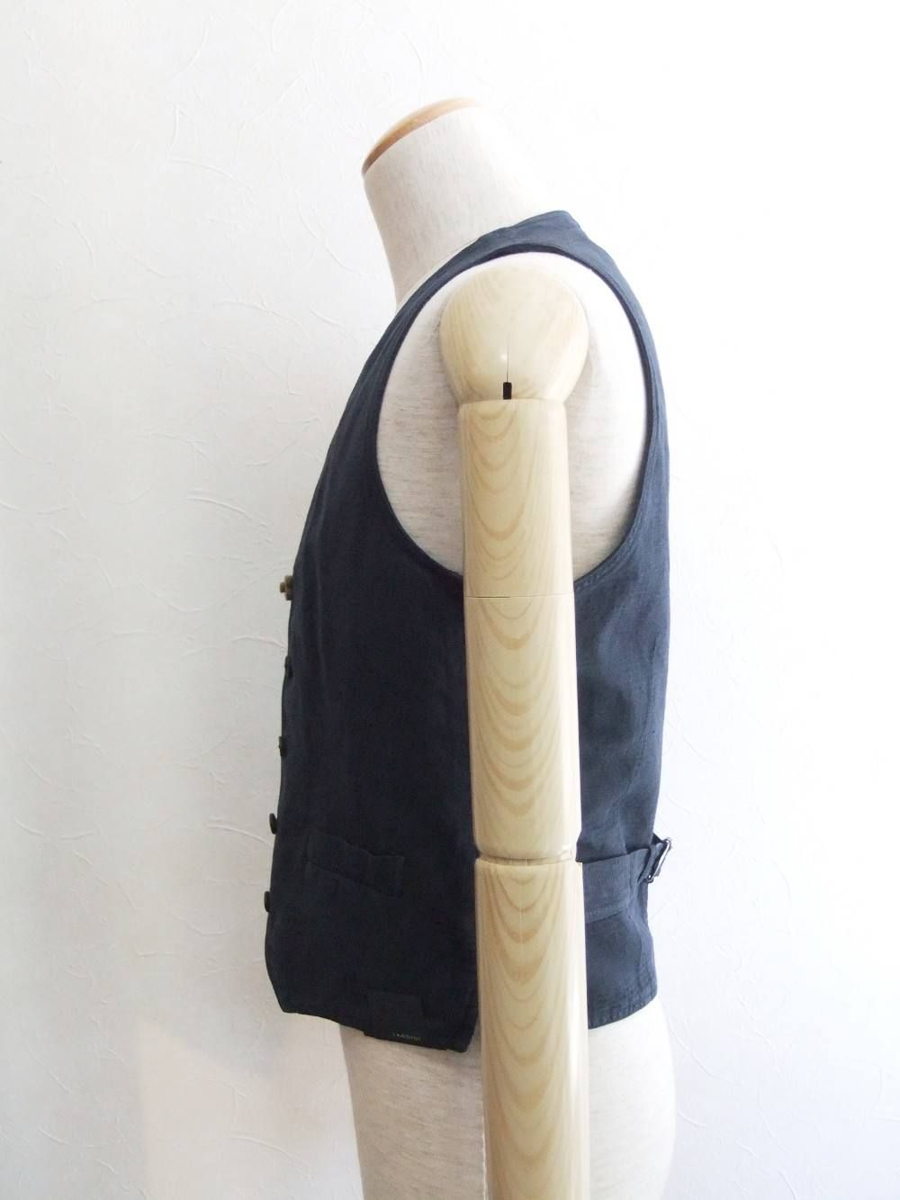 LINEN COTTON VEST 77017-R46212/851DS