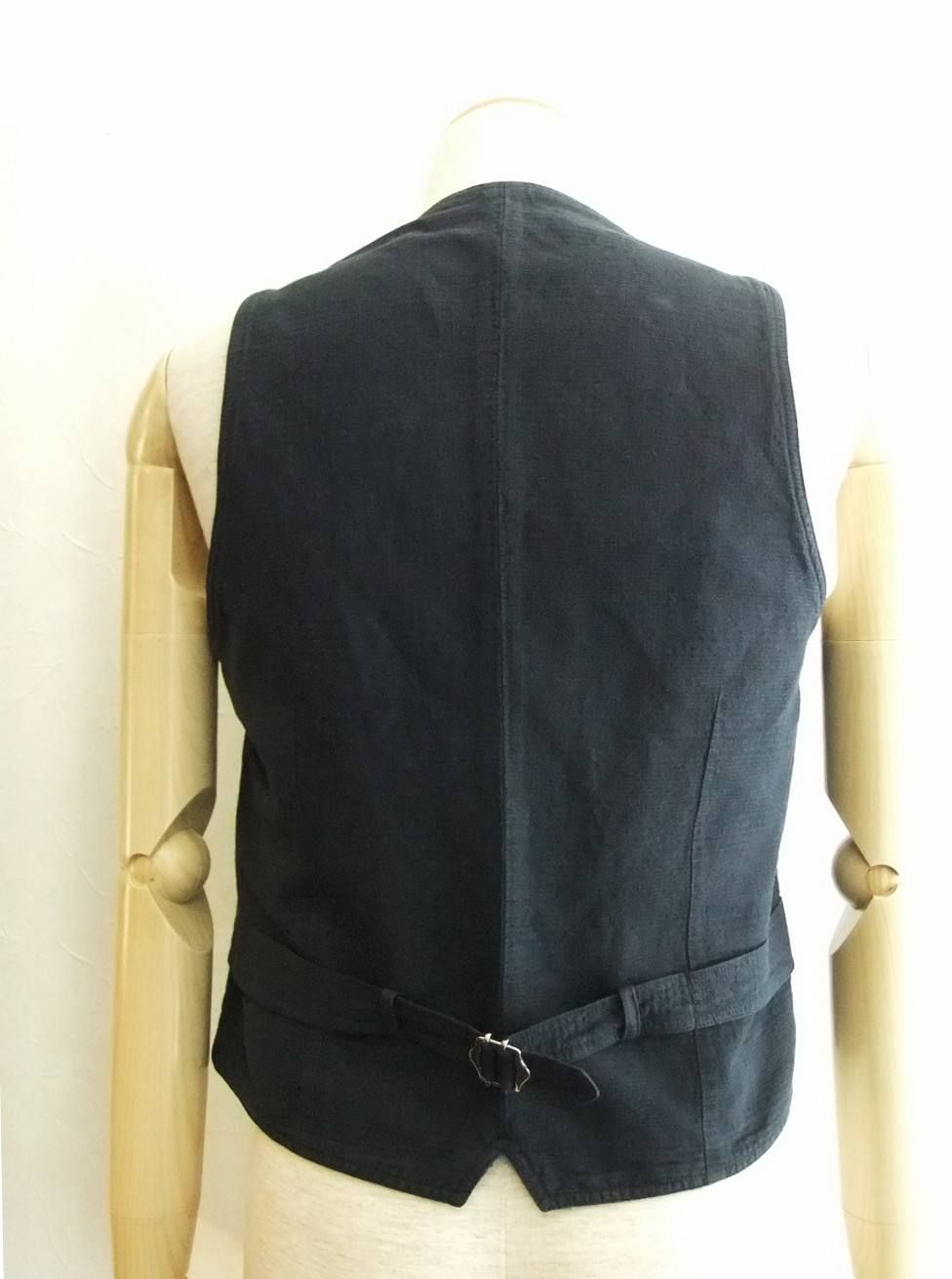 LINEN COTTON VEST 77017-R46212/851DS