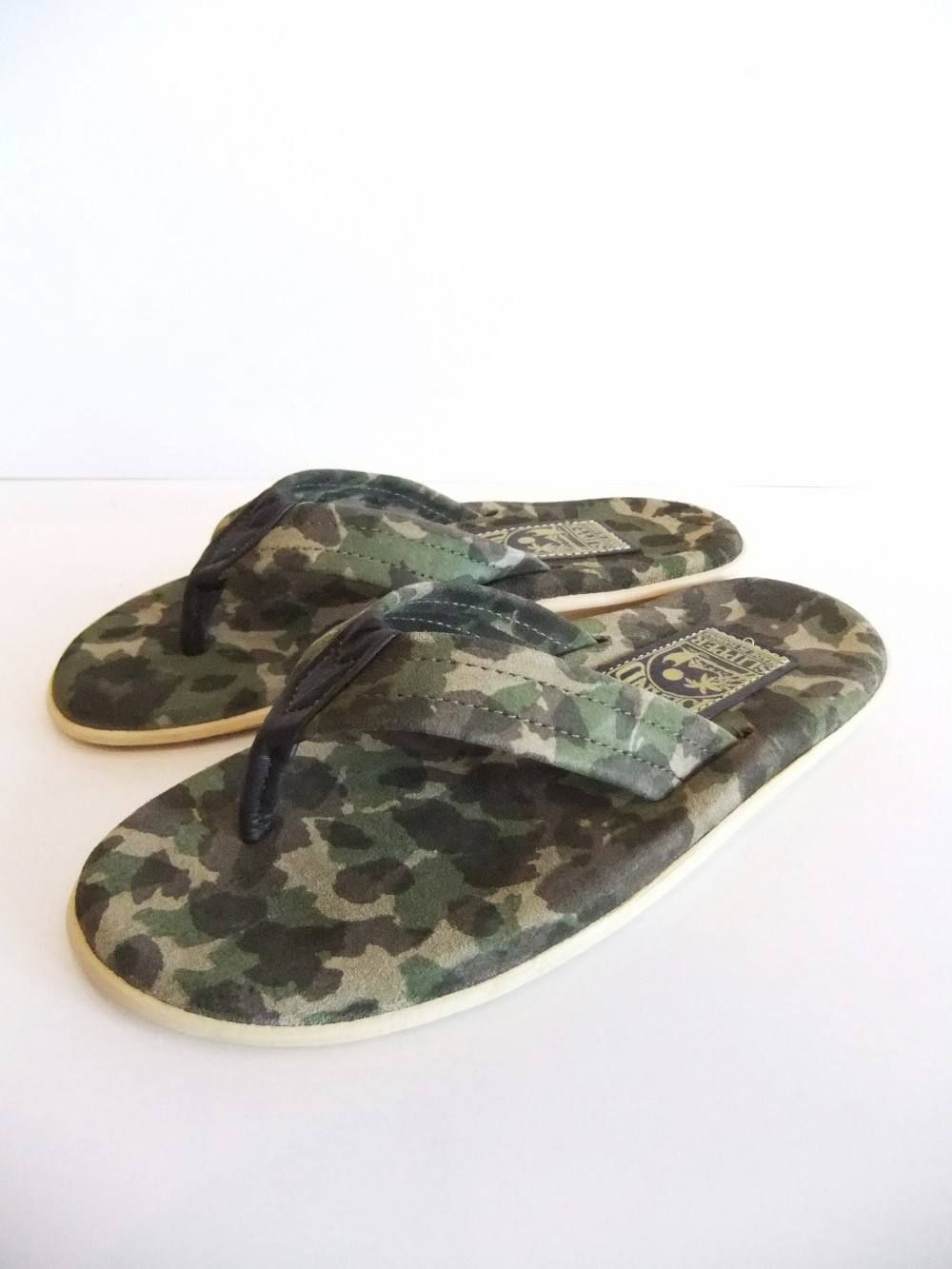 CAMOUFLAGE SUEDE SLIPPER (カモフラ柄)