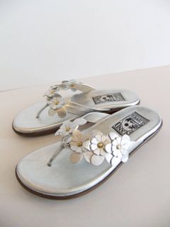 LEATHER FLOWER SANDLE(レザーフラワーサンダル)