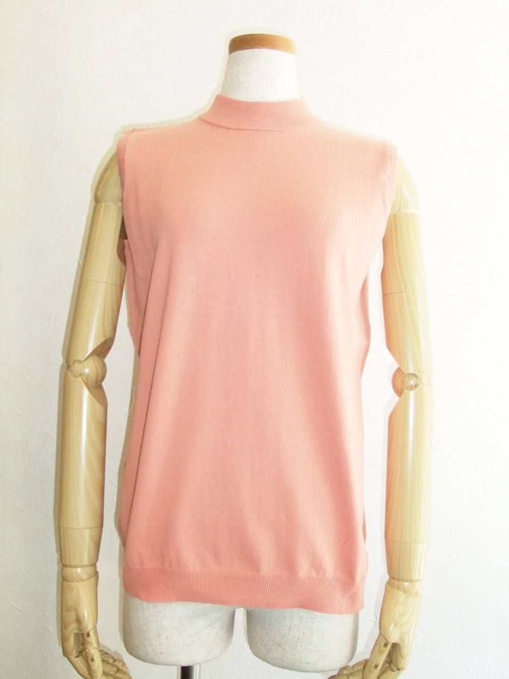 BASIC NO SLEEVE KNIT PULL OVER ノースリーブ ニット