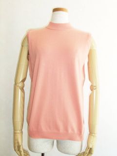 BASIC NO SLEEVE KNIT PULL OVER ノースリーブ ニット