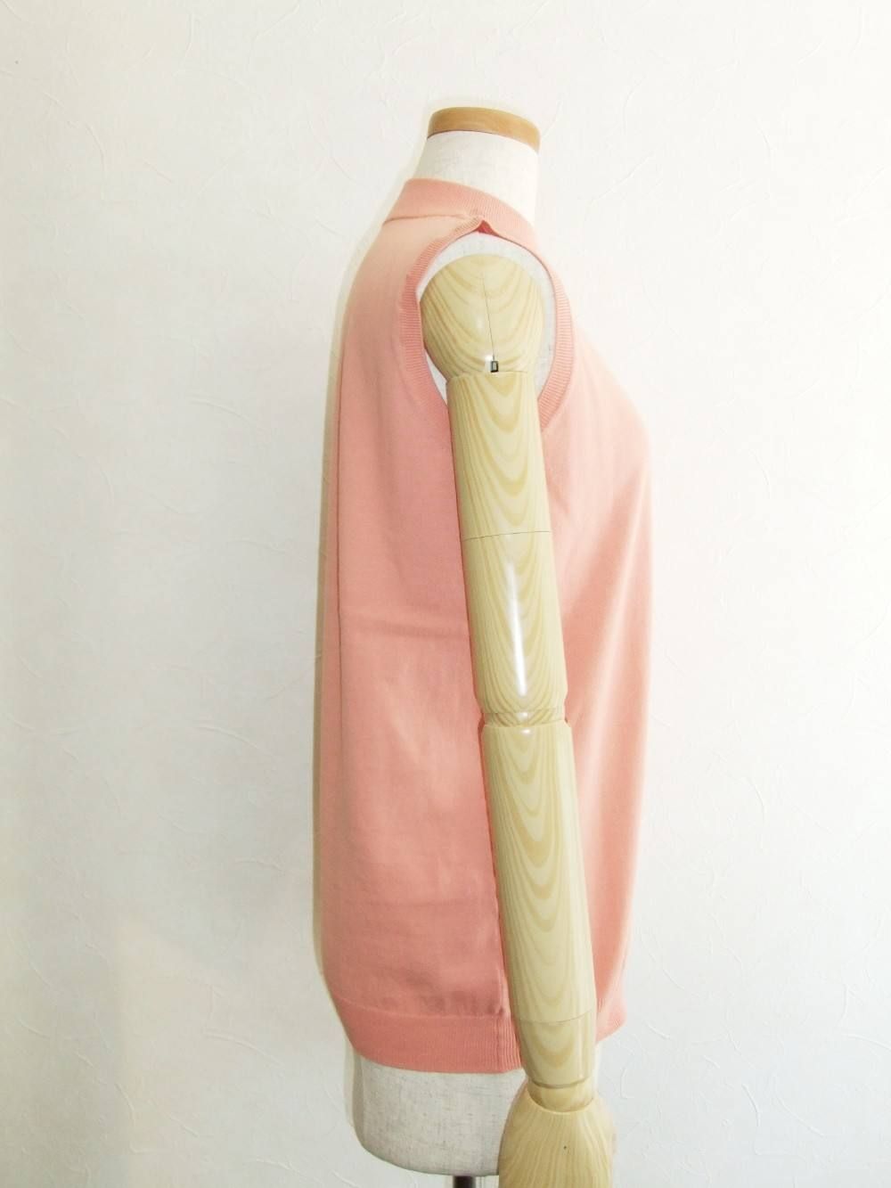 BASIC NO SLEEVE KNIT PULL OVER ノースリーブ ニット
