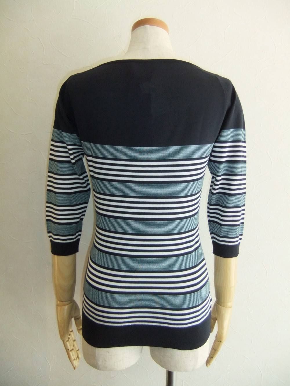 STRIPED SWEATER BOAT NK