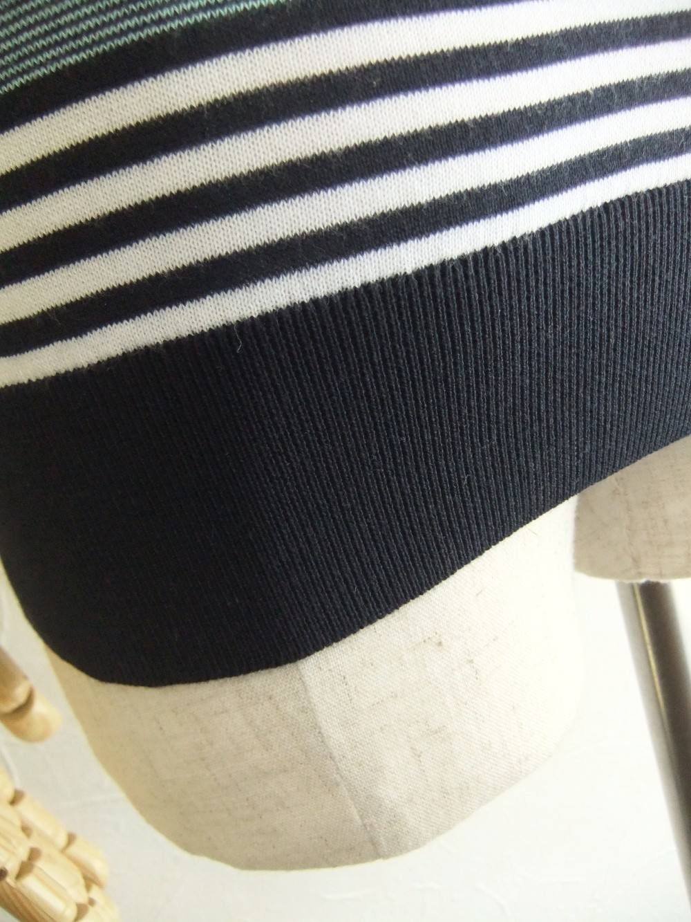STRIPED SWEATER BOAT NK