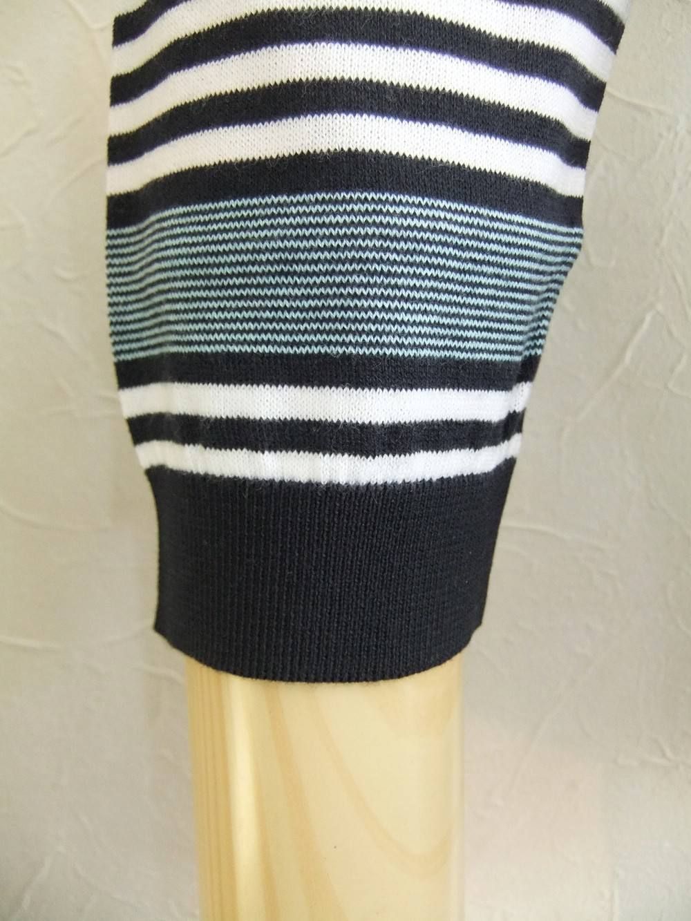 STRIPED SWEATER BOAT NK