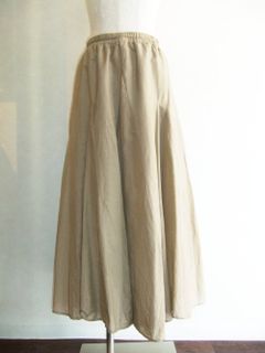 BLANC basque (ブランバスク) シルクローン ロングスカート