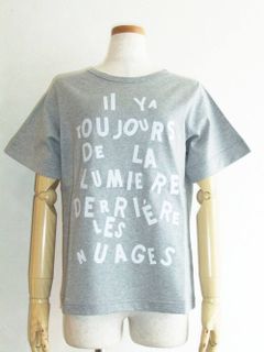 BLANC basque (ブランバスク) ダンシング ワード Tシャツ
