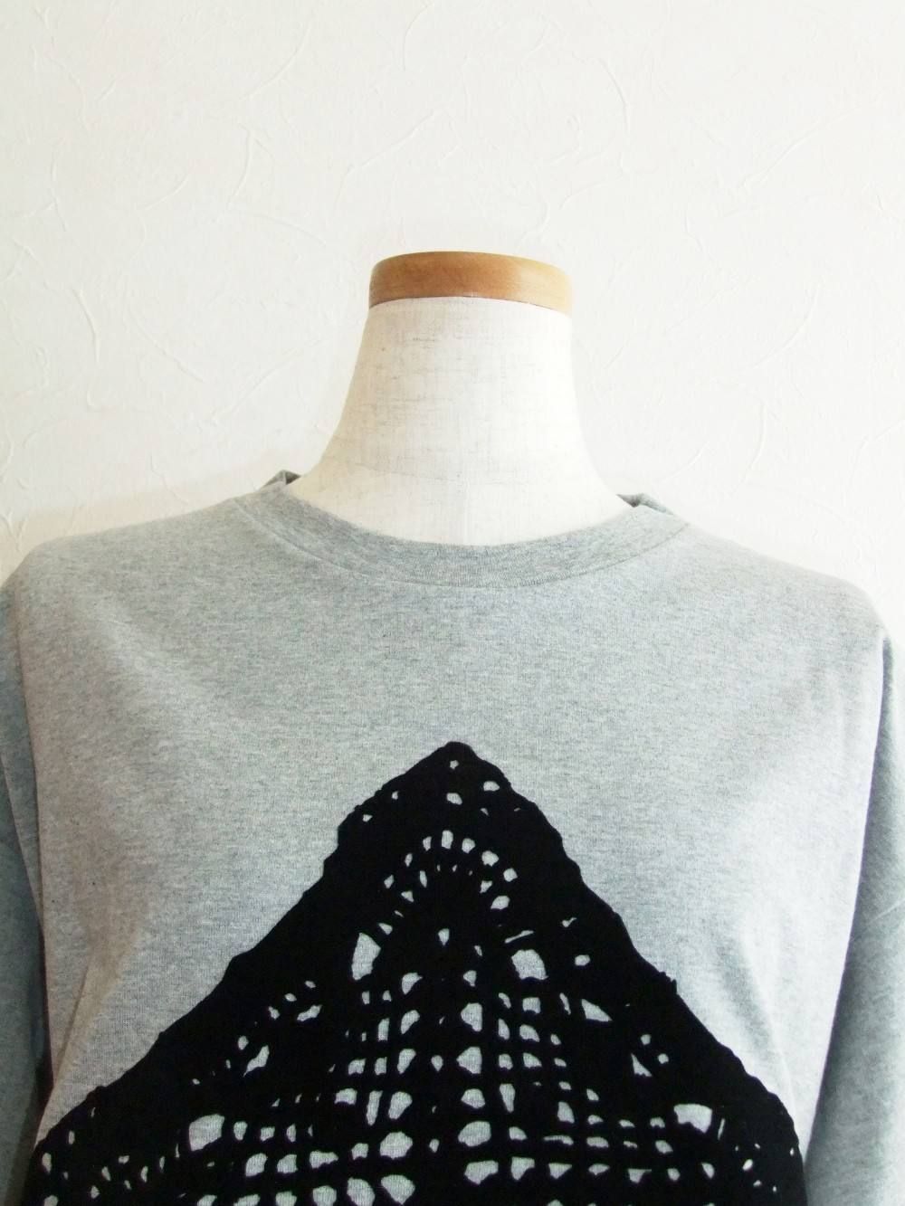 BLANC basque (ブランバスク) レースモチーフ Tシャツ