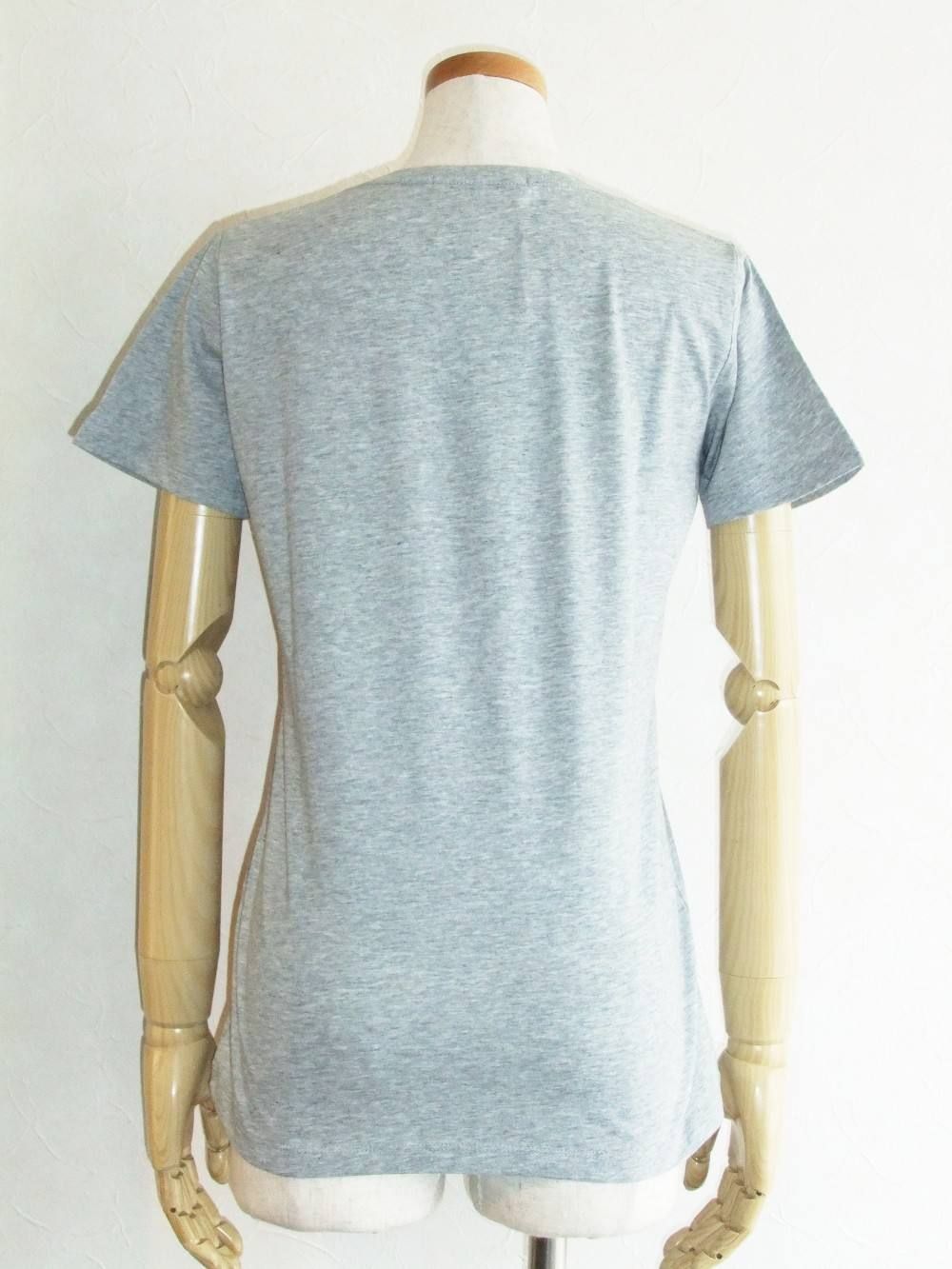 BLANC basque (ブランバスク) カモフラ スター Tシャツ (GY)