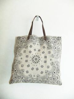 BLANC basque (ブランバスク) バンダナ柄 トートバッグ (BE)