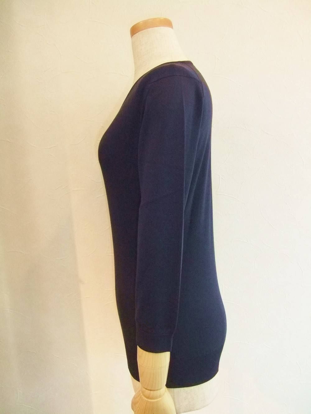 SLIM  FIT V NECK 3/4 SLEEVE SWEATER