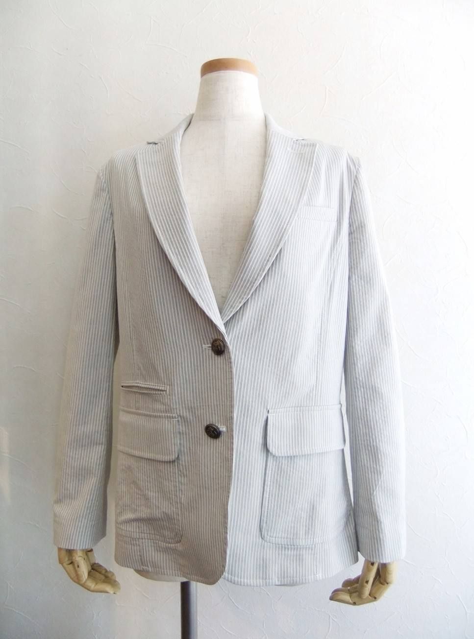 STRIPE PATTERN TAILORED JACKET