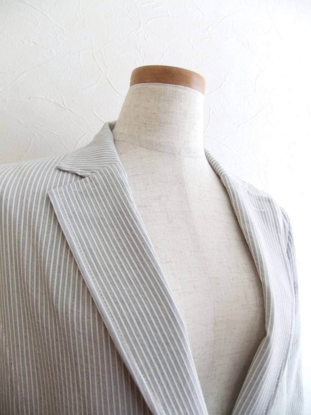 STRIPE PATTERN TAILORED JACKET