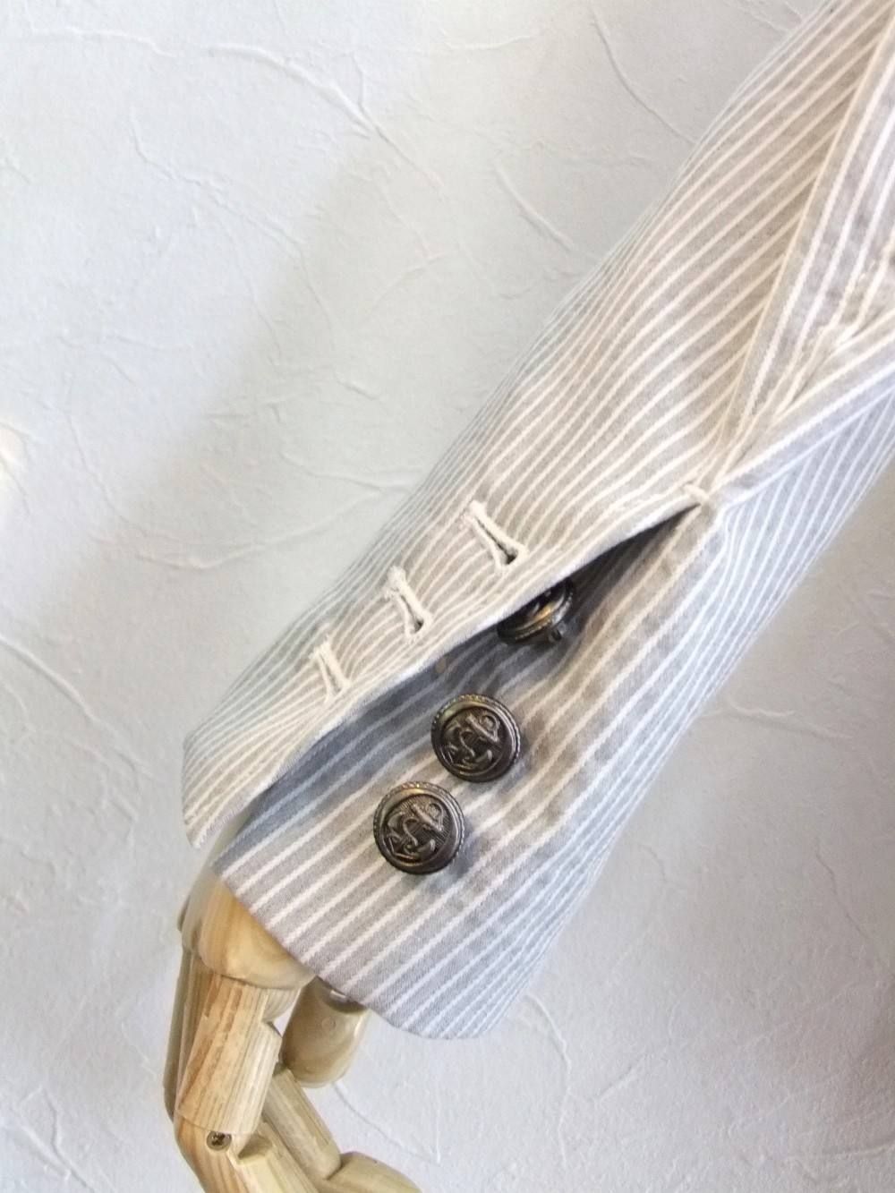STRIPE PATTERN TAILORED JACKET